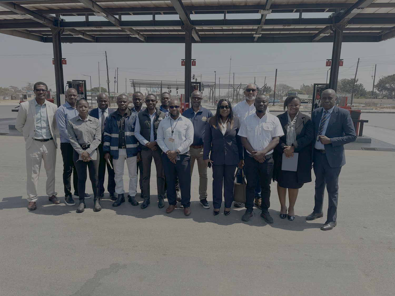 The Kapslock team with ZRA and ERB after a KSS demonstration